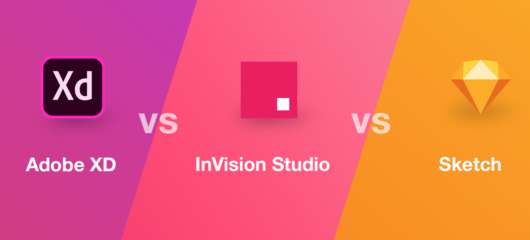 Adoce XD, Invision studio and sketch